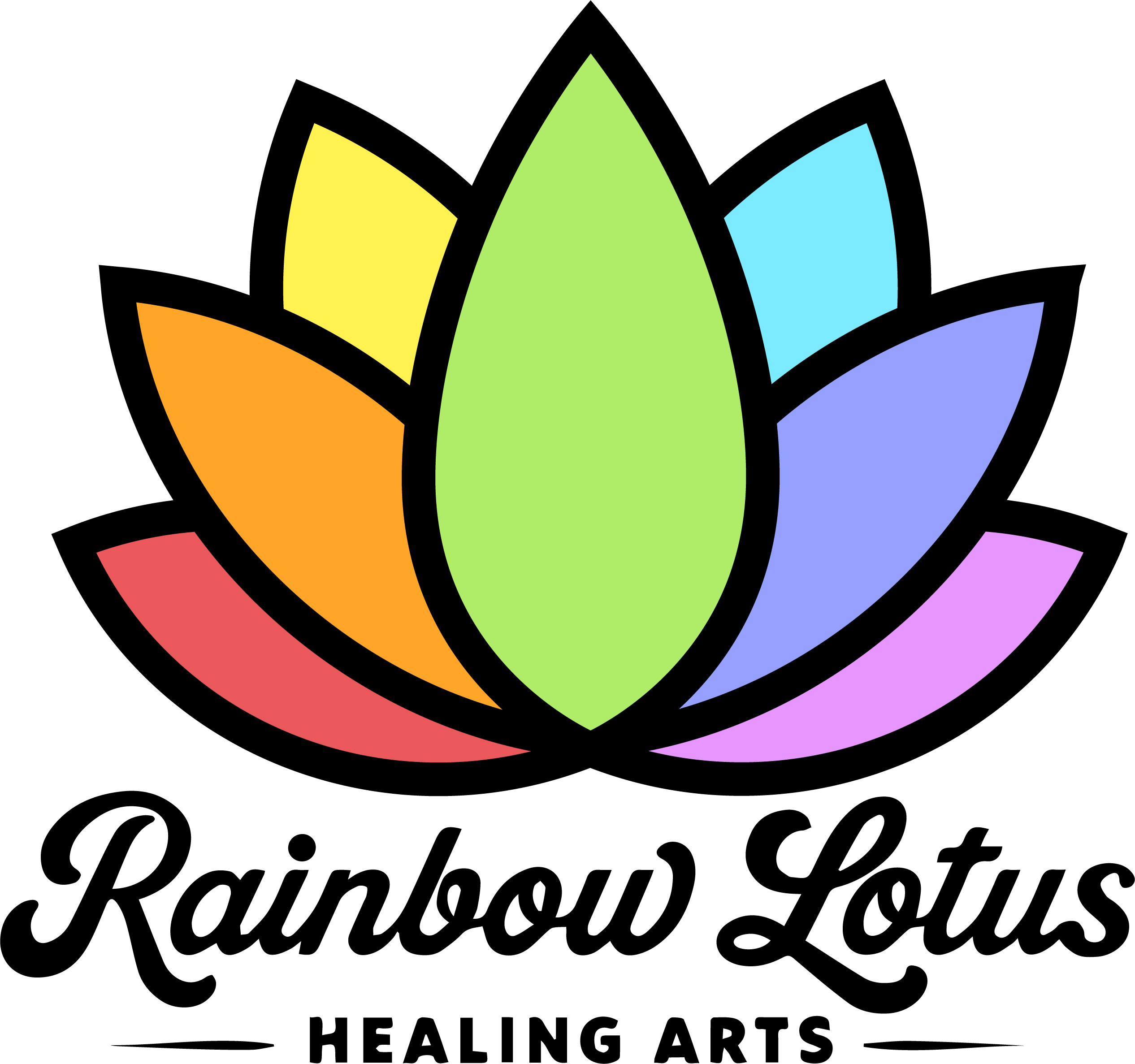 Rainbow Lotus Healing Arts Logo
